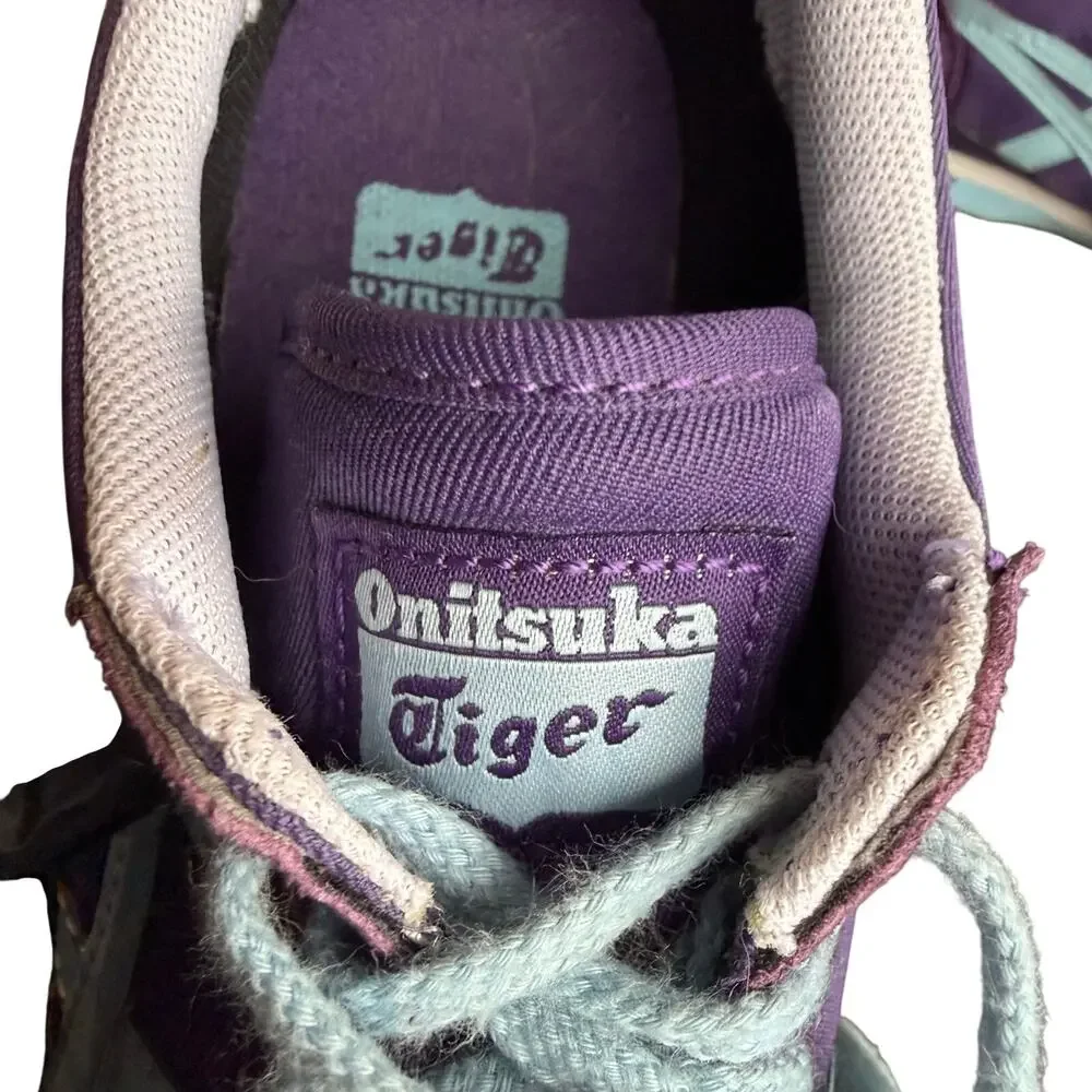 Onitsuka Tiger Ultimate 81 HN567 Purple Turquoise Women's Sneakers RARE - Size 6